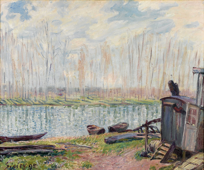  阿尔弗莱德·西斯莱 Alfred Sisley——卢万河畔的风光 (2)